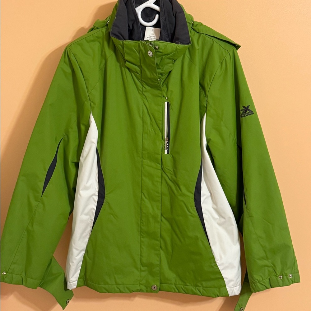 ZeroXposure green winter jacket 4in1. Woman XL